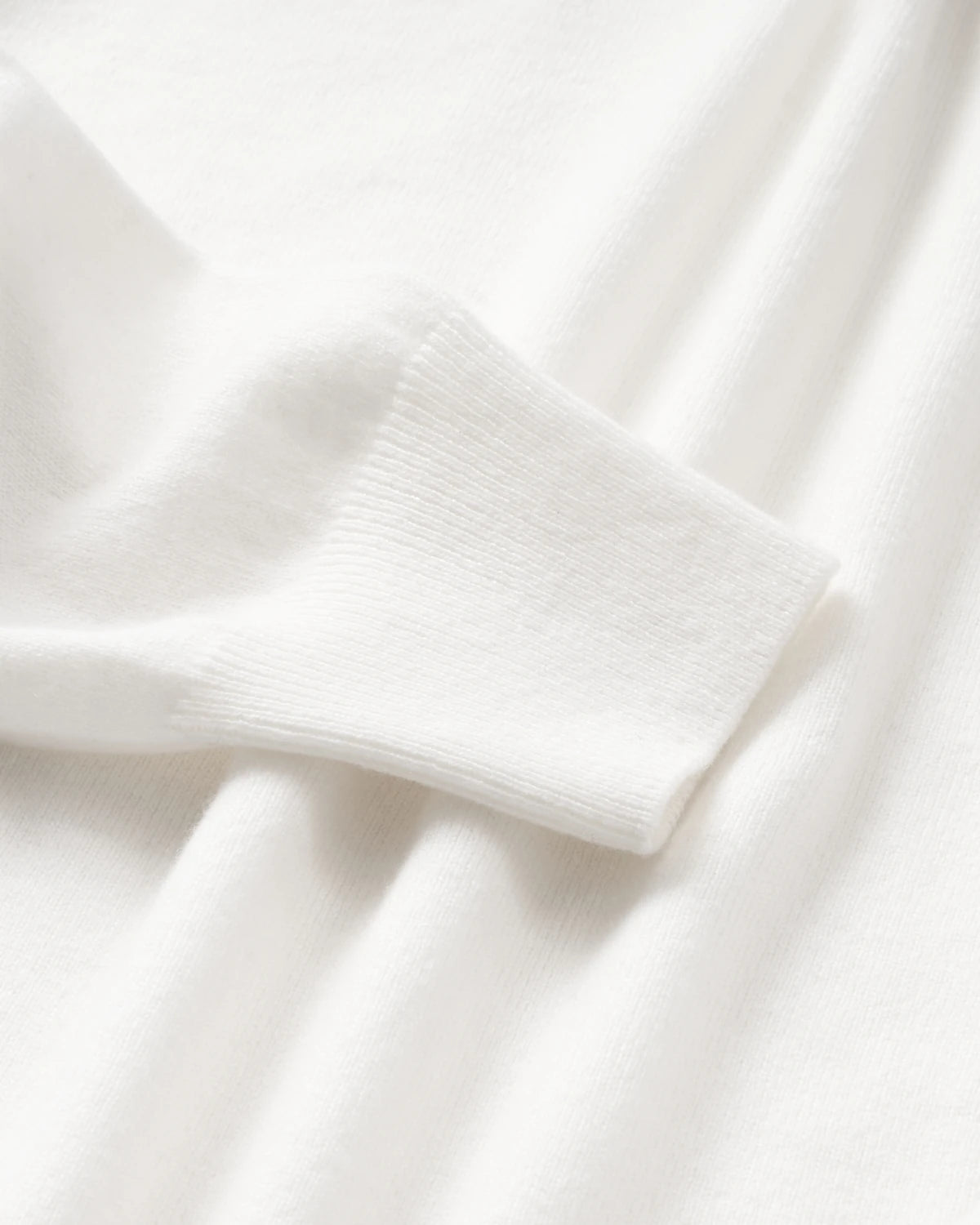 Crewneck White - The Cashmere Collection