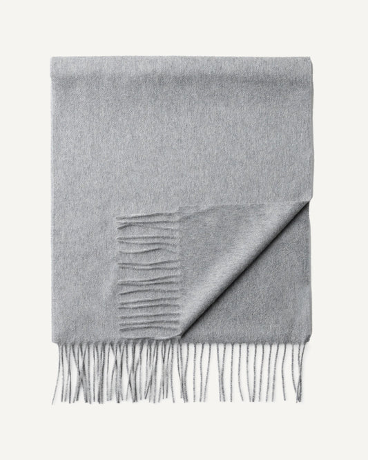 Cashmere Scarf Light Grey