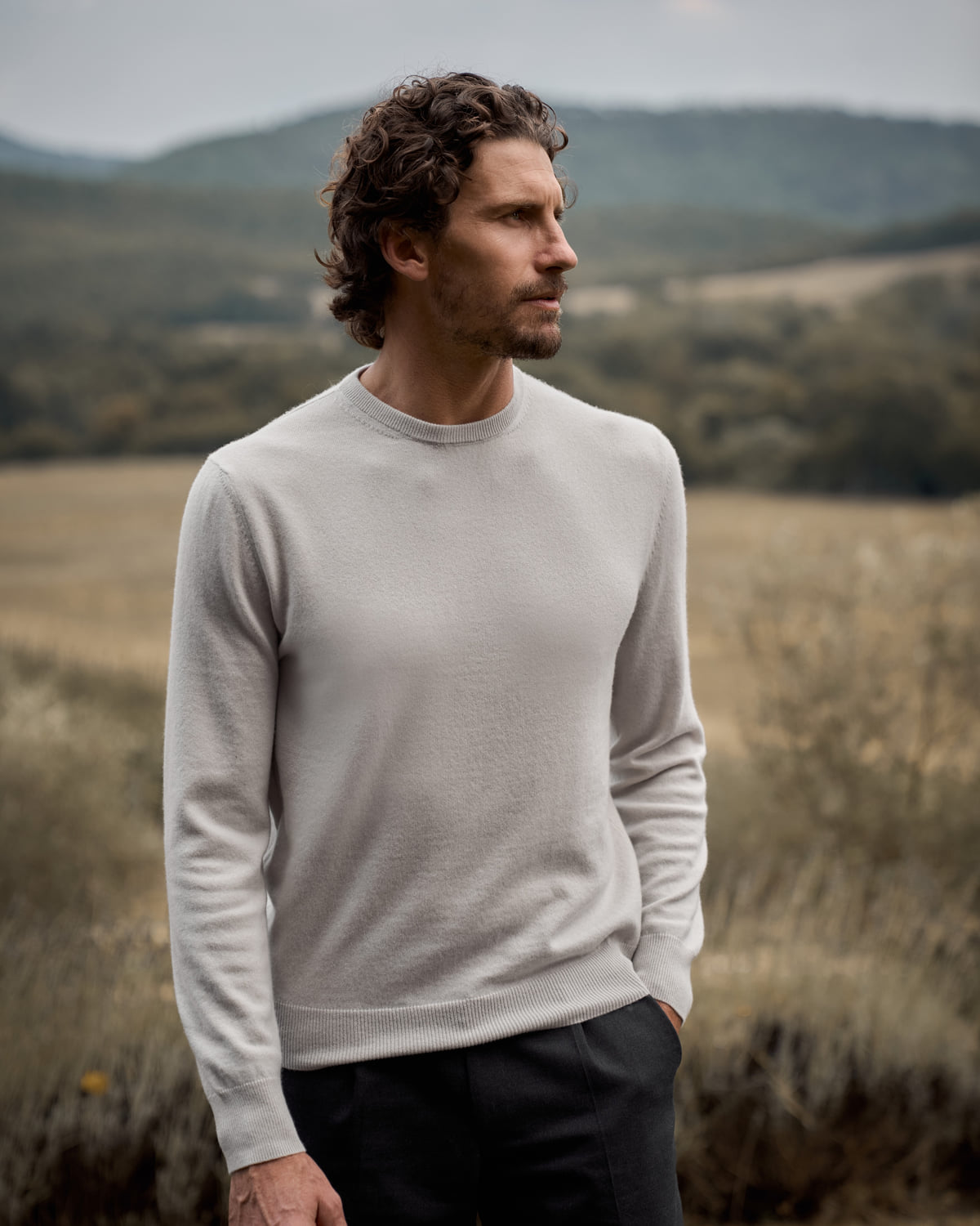 Crewneck Grey - The Cashmere Collection