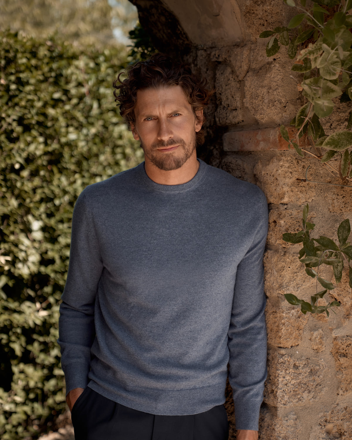 Crewneck Light Blue - The Cashmere Collection