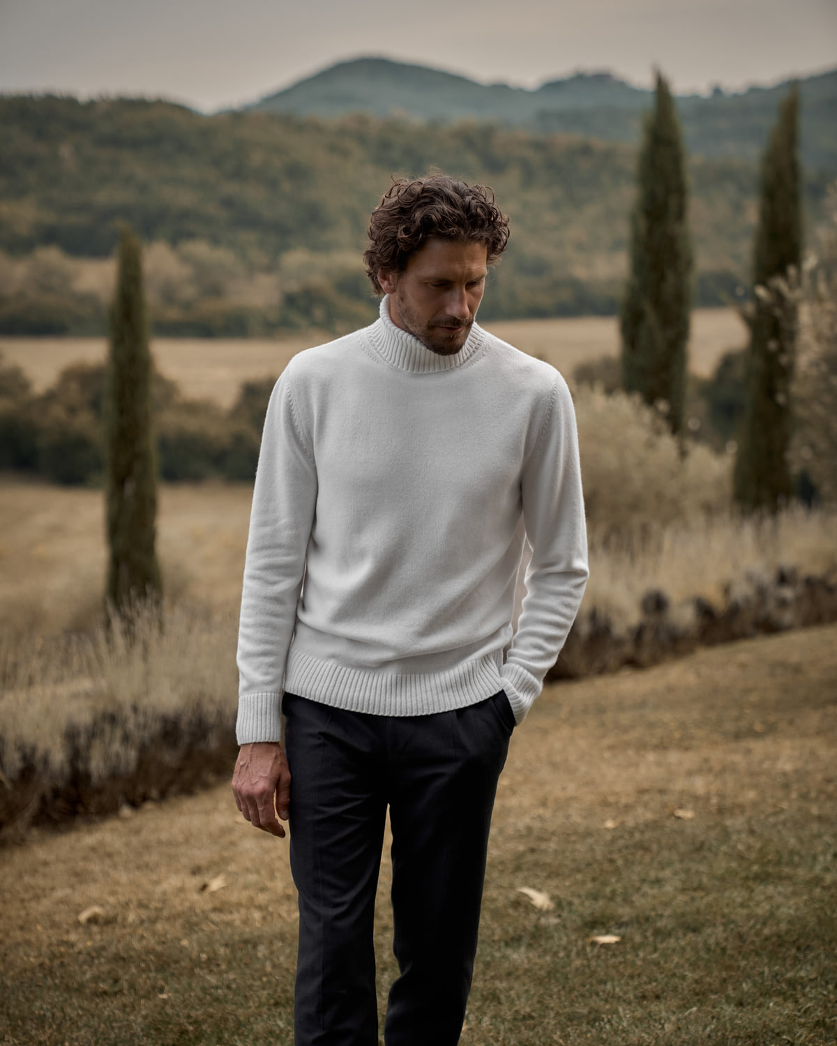 Turtleneck White - The Cashmere Collection