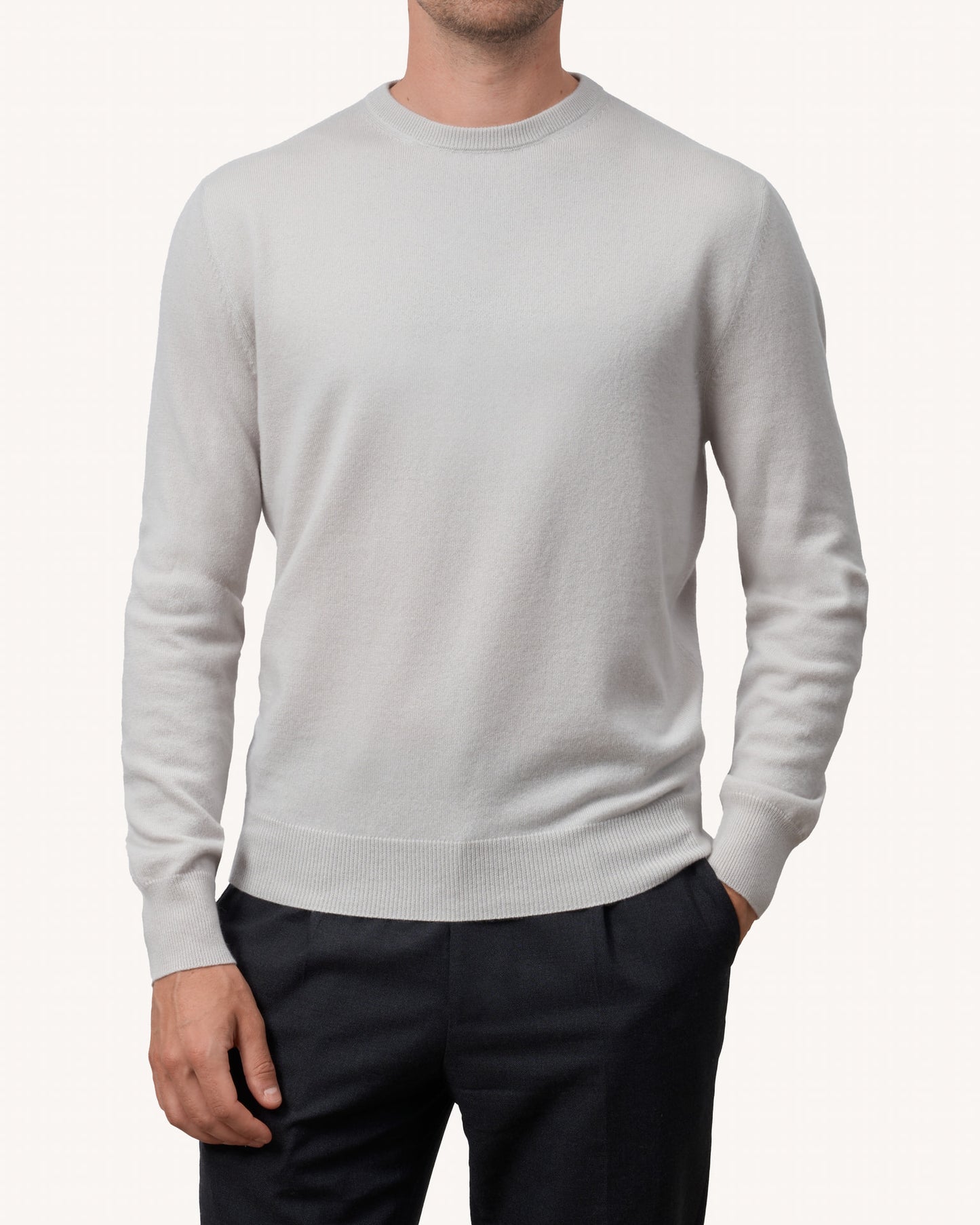 Crewneck Grey - The Cashmere Collection
