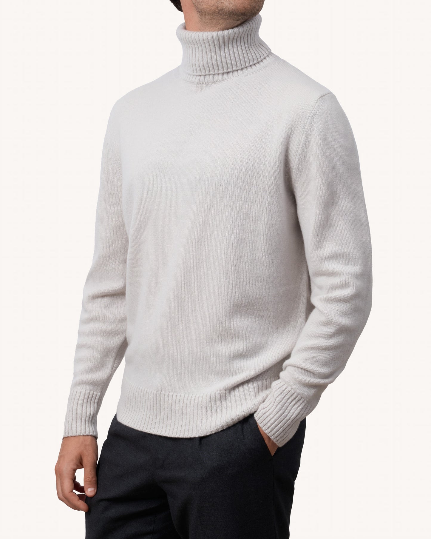 Turtleneck Grey - The Cashmere Collection