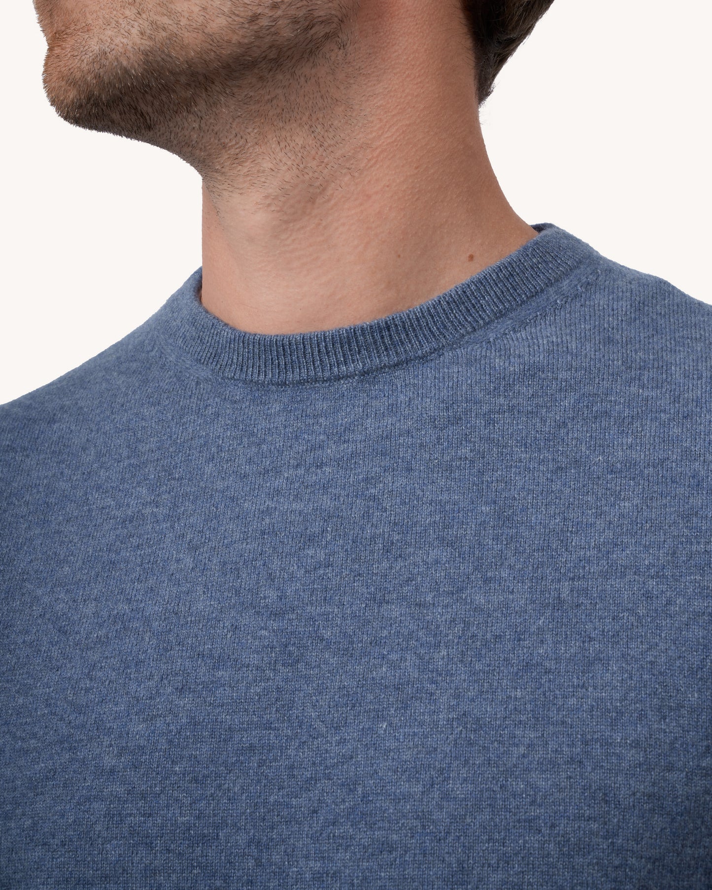 Crewneck Light Blue - The Cashmere Collection