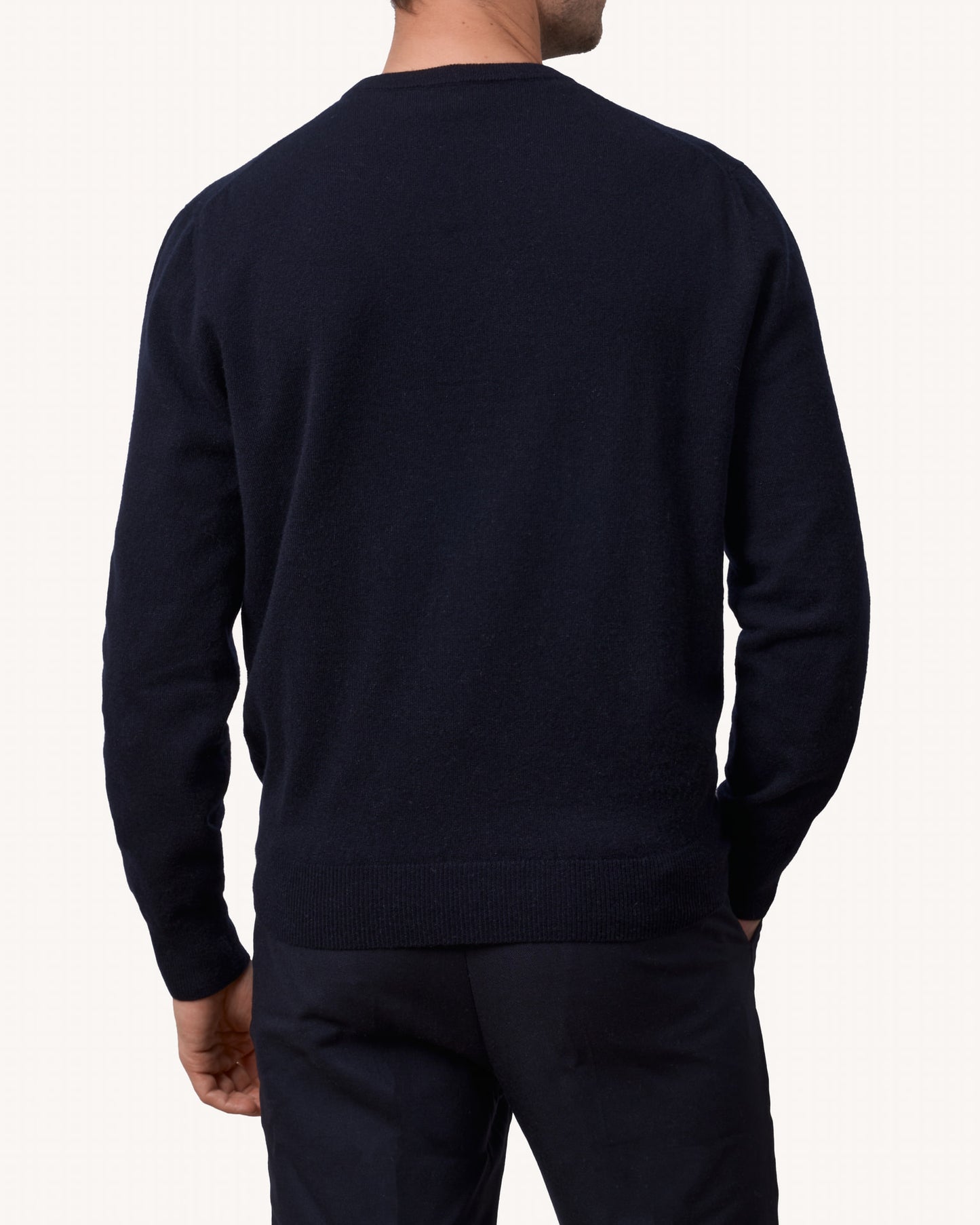 Crewneck Navy - The Cashmere Collection