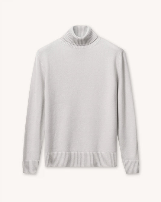 Turtleneck Grey - The Cashmere Collection