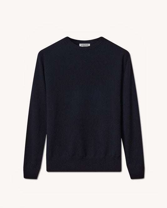 Crewneck Navy - The Cashmere Collection