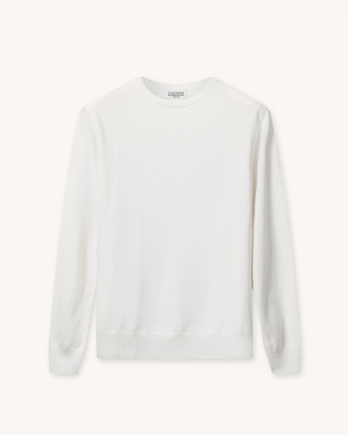 Crewneck White - The Cashmere Collection