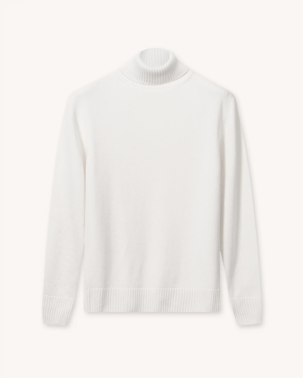 Turtleneck White - The Cashmere Collection