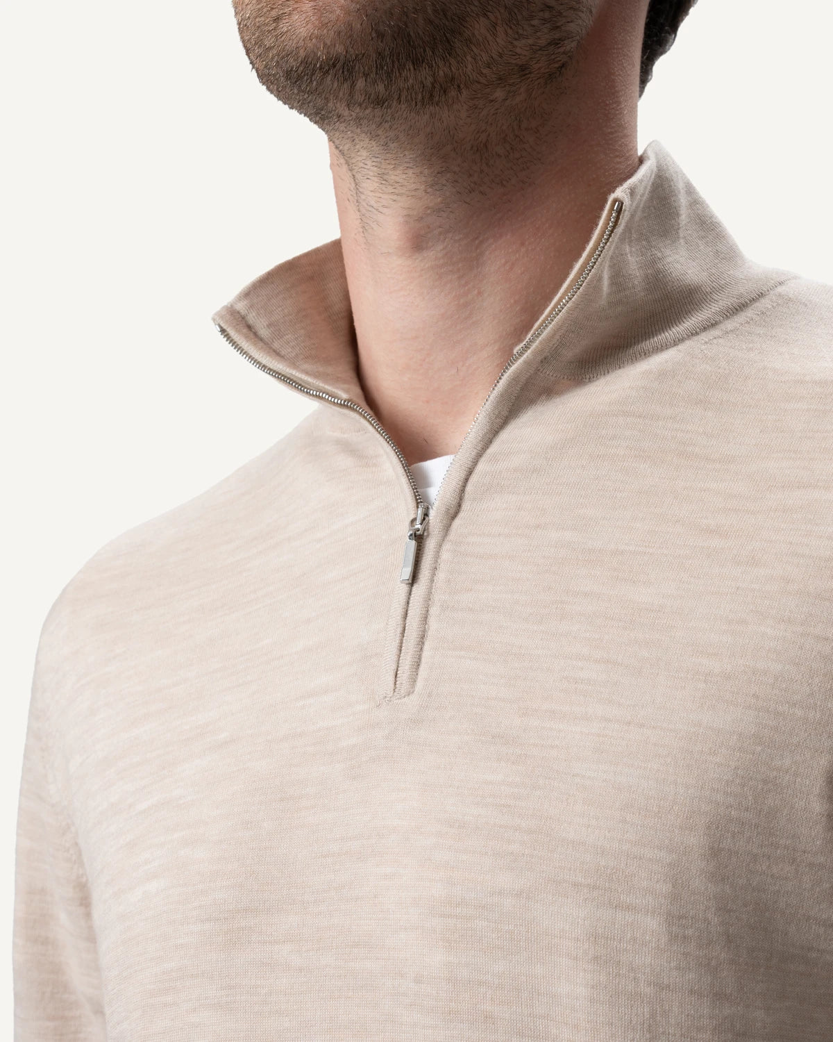 Half-Zip Beige - The Signature Collection