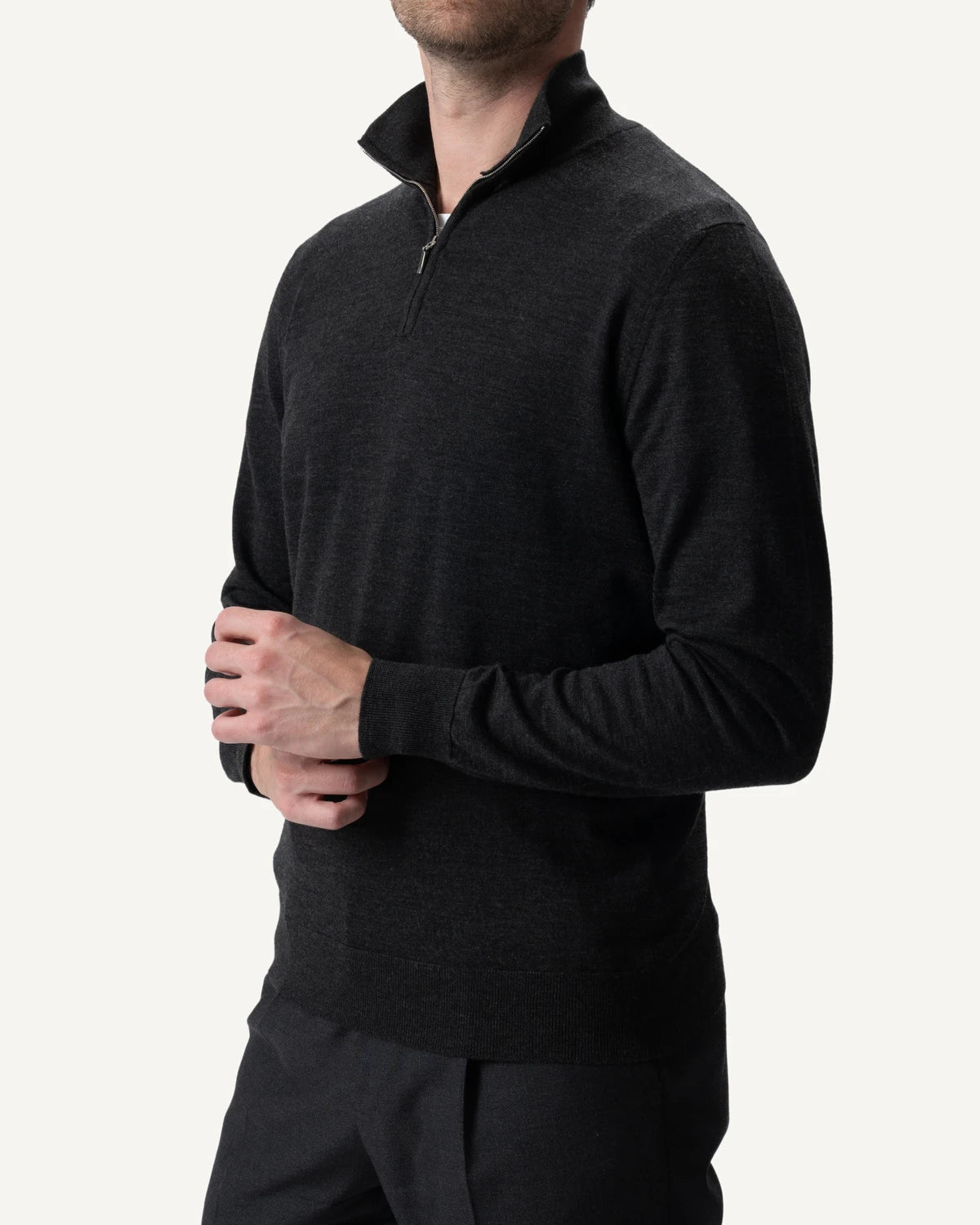 Half-Zip Grey - The Signature Collection